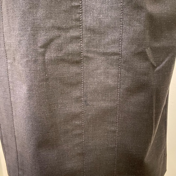 BEBE women’s pencil midi dress, back zipper, dark gray, size 6 - Picture 3 of 6